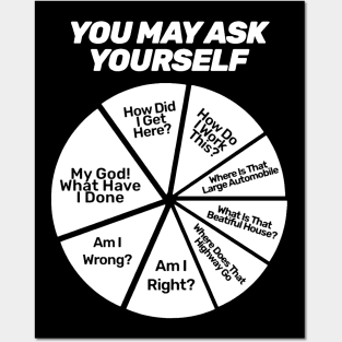 You May Ask Yourself Posters and Art
